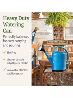 French Blue Watering Can -Indoor Oasis Supplies 06341 7