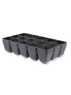 15-Cell Tray, Black