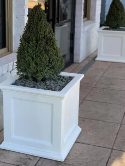 Fairfield Self-Watering Square Planter, 20” X 20” -Indoor Oasis Supplies 39 618 213V tif