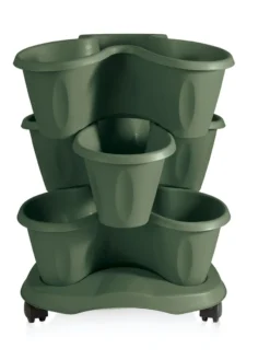 Trifoglio 3-Tier Planter On Wheels 9 Trifoglio 3-Tier Planter On Wheels -Indoor Oasis Supplies 3 4 crop 8613625 03V