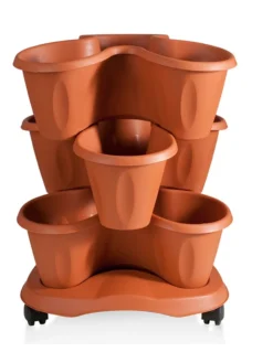 Trifoglio 3-Tier Planter On Wheels 8 Trifoglio 3-Tier Planter On Wheels -Indoor Oasis Supplies 3 4 crop 8613625 05V
