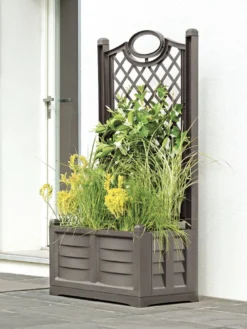 Separate Flower Box With Trellis -Indoor Oasis Supplies 3 4 crop 8613626 03V