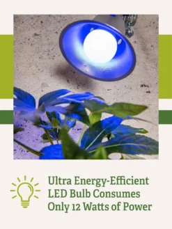 Miracle LED® Grow Light Bulb, Blue -Indoor Oasis Supplies 3 4 crop Miracle Bulb Blue 2