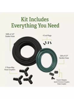 Garden Row Snip-n-Drip Soaker System -Indoor Oasis Supplies 8587042 inclusion