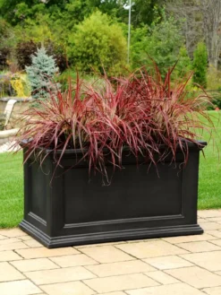 Fairfield Self-Watering Patio Planters, 20” X 36” 10 Fairfield Self-Watering Patio Planters, 20” X 36” -Indoor Oasis Supplies 8588417 12V tif