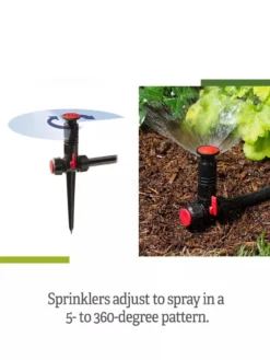 Snip-n-Spray Garden And Landscape Sprinkler System -Indoor Oasis Supplies 8589718 range