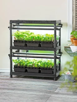 Stack-n-Grow Lights - Base Unit -Indoor Oasis Supplies 8590139 001E Stack N Grow 2 Tier Light System tif 1
