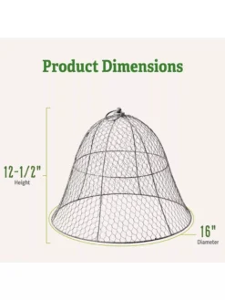 Chicken Wire Cloche -Indoor Oasis Supplies 8590210 2