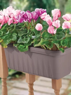 Adjustable Self-Watering Railing Planter, 24" -Indoor Oasis Supplies 8592173 02V tif