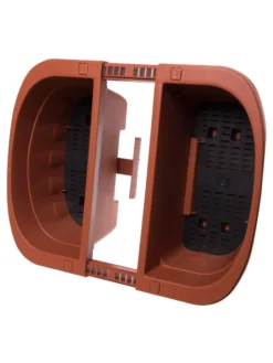 Self-Watering Saddle Railing Planter, 16" 8 Self-Watering Saddle Railing Planter, 16" -Indoor Oasis Supplies 8592175TC 2028z tif