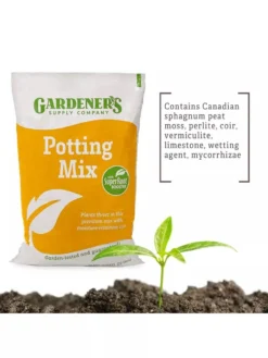 Potting Mix, 20 Qts. -Indoor Oasis Supplies 8592211 6