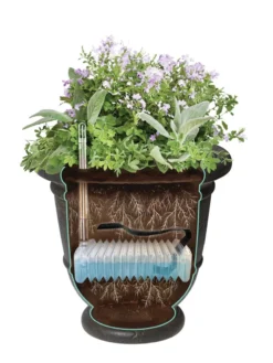 Kylemore Self-Watering Urn Planter -Indoor Oasis Supplies 8592688 SWKylemore art tif