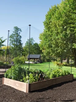 Protection Stakes For Netting, Set Of 4 -Indoor Oasis Supplies 8594434 0015 tif