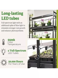 LED SunLite® 3-Tier Garden -Indoor Oasis Supplies 8595554 7