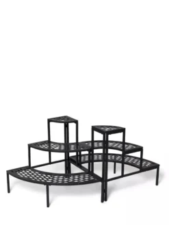 Quarter-Round Lattice Plant Stand -Indoor Oasis Supplies 8596372 6792 tif