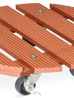 Round Waterproof Planter Caddy, 11-1/2" -Indoor Oasis Supplies 8596658 001V tif