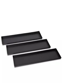 Trays For The Rectangular Lattice Plant Stand, Set Of 3