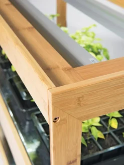 Bamboo Display LED Grow Light Garden -Indoor Oasis Supplies 8597720 7795 tif