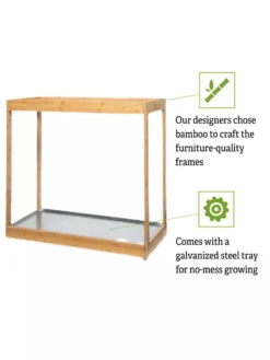 Medium Bamboo LED Grow Light Garden -Indoor Oasis Supplies 8597883 5