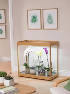 Medium Bamboo LED Grow Light Garden -Indoor Oasis Supplies 8597883 9276 tif