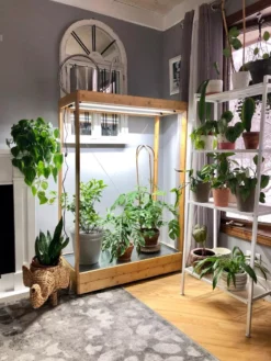 Tall Bamboo LED Grow Light Garden -Indoor Oasis Supplies 8597884 01IN tif