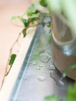 Galvanized Tray For Bamboo LED Grow Light Gardens