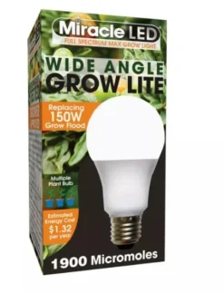 Miracle LED Corded 4-Socket Grow Light Kit With Bulbs, Full Spectrum And Red -Indoor Oasis Supplies 8599032 02V tif