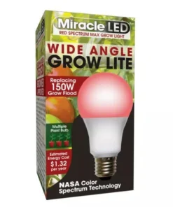 Miracle LED Corded 4-Socket Grow Light Kit With Bulbs, Full Spectrum And Red -Indoor Oasis Supplies 8599032 03V tif