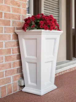 Fairfield Self-Watering Tall Patio Planters, 34” -Indoor Oasis Supplies 8600109 02V tif
