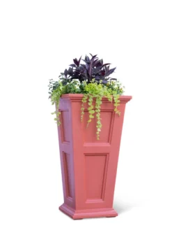 Fairfield Self-Watering Tall Patio Planters, 34” -Indoor Oasis Supplies 8600109 0681 tif