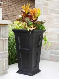 Fairfield Self-Watering Tall Patio Planters, 34” -Indoor Oasis Supplies 8600109 16V tif