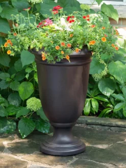 Ellington Self-Watering Urn Planter, 24" -Indoor Oasis Supplies 8600110 02V tif