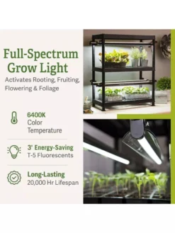 Stack-n-Grow Lights - 2-Tier System 13 Stack-n-Grow Lights - 2-Tier System -Indoor Oasis Supplies 8608905 2