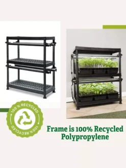 Stack-n-Grow Lights - 2-Tier System 14 Stack-n-Grow Lights - 2-Tier System -Indoor Oasis Supplies 8608905 3