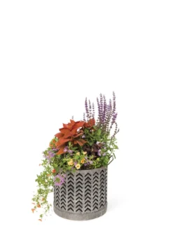 Galvanized Grow Bag Planter 12" -Indoor Oasis Supplies 8609177 0368 tif