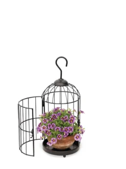 Hanging Birdcage Planter Set -Indoor Oasis Supplies 8609181 0371 tif