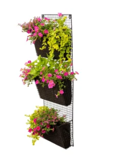 Wire Wall Pockets Vertical Gardens -Indoor Oasis Supplies 8609201 0407 tif