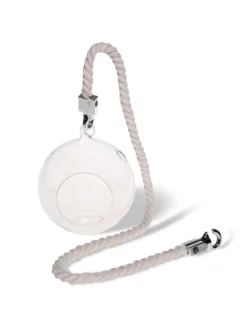 Mini Blown-Glass Hanging Terrarium, Set Of 2 -Indoor Oasis Supplies 8609218 4734