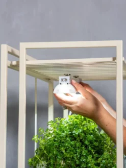 Oslo 2-Tier LED Grow Light Garden, 2 Fixtures -Indoor Oasis Supplies 8609220 4133 tif