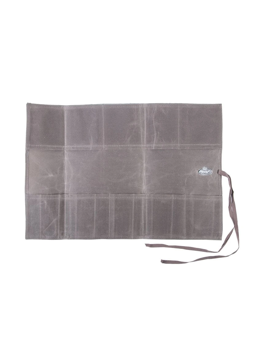 Esschert Waxed Canvas Roll Up Pouch 2 Esschert Waxed Canvas Roll Up Pouch - Image 2