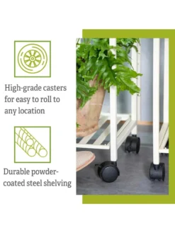 Oslo 4-Tier LED Grow Light Garden -Indoor Oasis Supplies 8610473 6