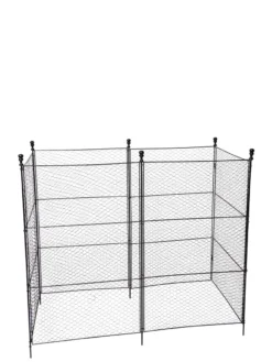 Tall Chicken Wire Critter Fence With Gate -Indoor Oasis Supplies 8611020 1264 tif