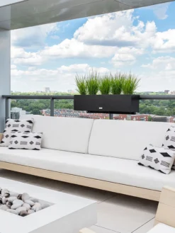 Veradek Metallic Series Railing Planters 26 Veradek Metallic Series Railing Planters -Indoor Oasis Supplies 8611610 06v