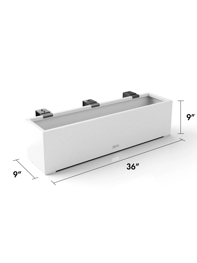 Veradek Metallic Series Railing Planters 12 Veradek Metallic Series Railing Planters - Image 12