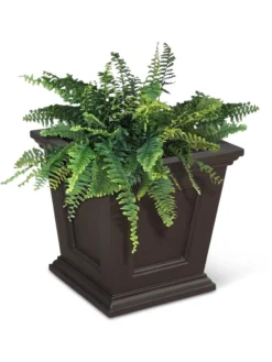 Fairfield Self-Watering Square Planter, 16” X 16” -Indoor Oasis Supplies 8611695 04V tif