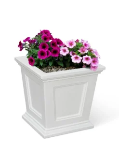 Fairfield Self-Watering Square Planter, 16” X 16” -Indoor Oasis Supplies 8611695 16V tif