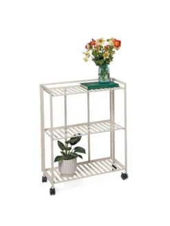 Oslo 2-Tier Plant Stand With Folding Shelves -Indoor Oasis Supplies 8611766 4747 tif