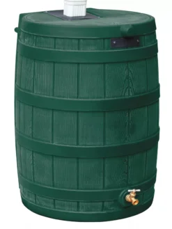 Rain Wizard 50 Gallon Rain Barrel 5 Rain Wizard 50 Gallon Rain Barrel -Indoor Oasis Supplies 8612311 02V jpg