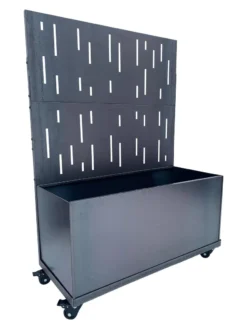 Nice Corten Trough Planters With Privacy Screen -Indoor Oasis Supplies 8612382 01V png