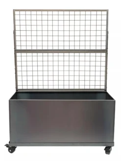 Nice Corten Trough Planters With Trellis -Indoor Oasis Supplies 8612395 01V jpg